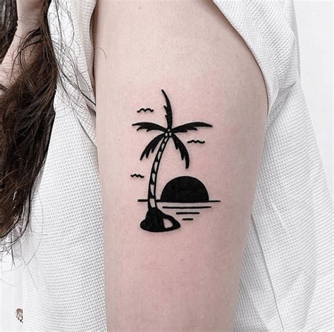 Minimalist Palm Tree Tattoo Printable Calendars At A Glance