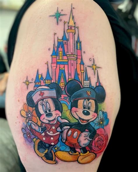 Minnie Mickey Tattoo By Houseofladychappelle Tattoogrid Net