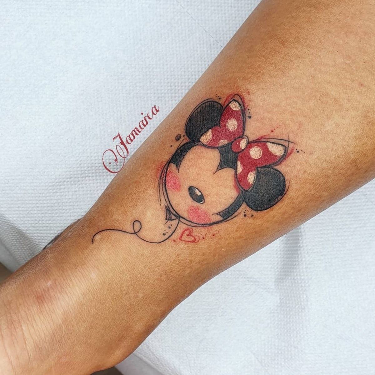 Minnie Mouse Tattoo Minnie Mouse Tattoo Mickey Mouse Tattoos Disney