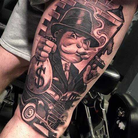 Monopoly Man With Money Bag Tattoo Sprintervanconversioncompanies