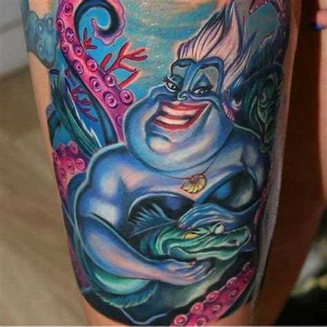 My Ursula Tattoo Disney Tattoos Mermaid Tattoos Ursula Tattoo