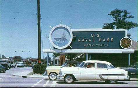 N O B Norfolk Naval Base In The 1950S Norfolk Norfolk Virginia Naval