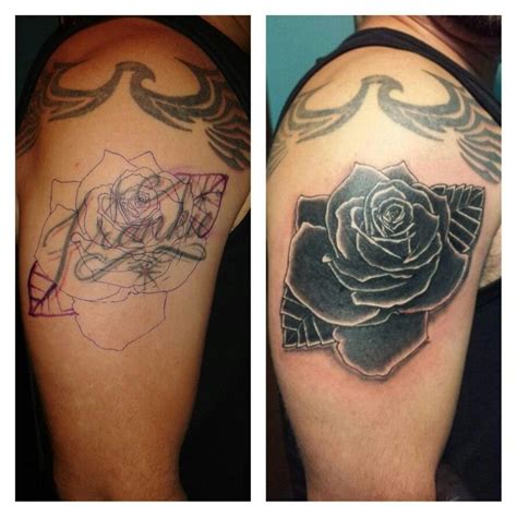 Name Cover Up Tattoos For Men