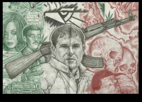 Narco El Chapo Chapo Guzm N Gangster Tattoos Tattoo Art Drawings