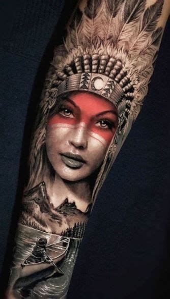 Native American Indian Tattoos Meaning Cool Examples