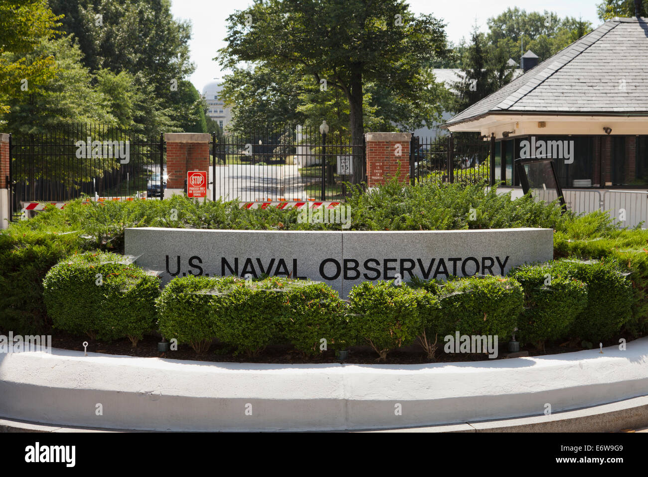 Naval Observatory Washington D C Stock Photo Alamy