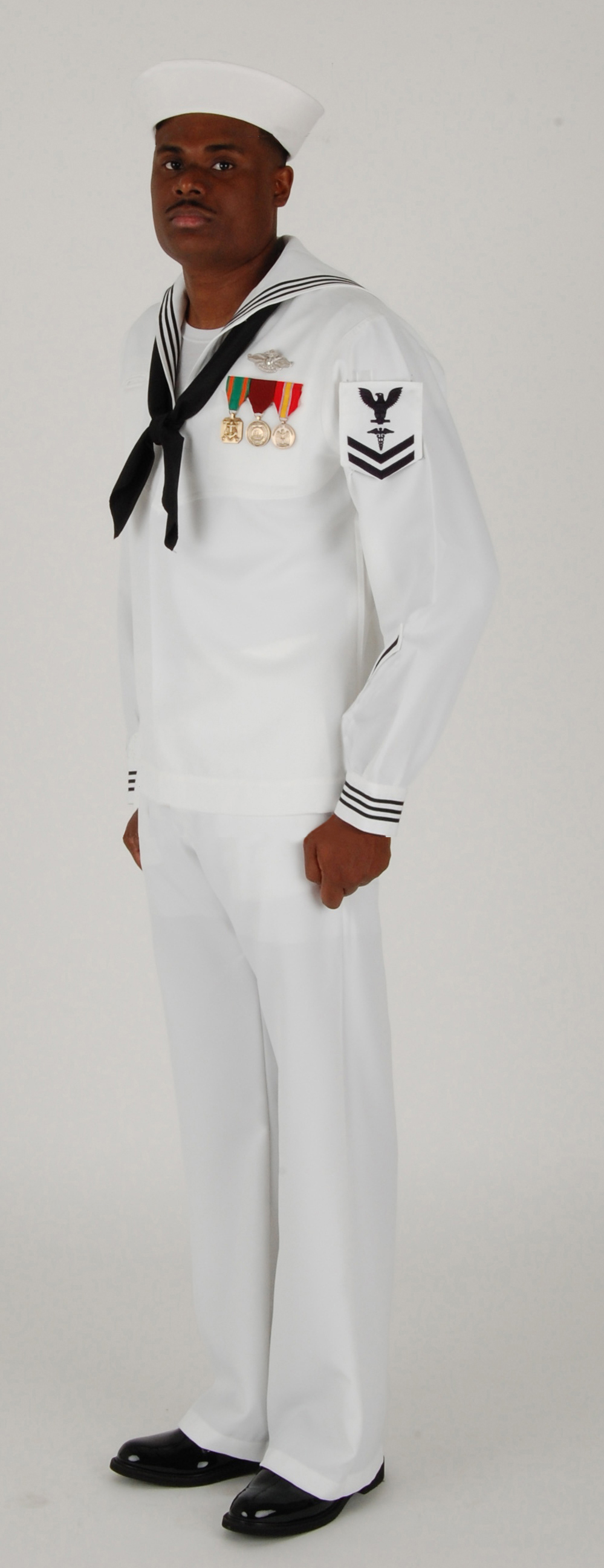 Navy Uniforms Navy Enlisted Dress White Uniform