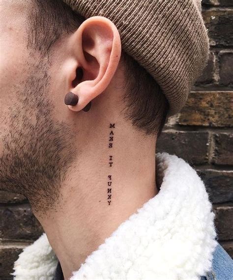 Neck Tattoos For Men Small Best Tattoo Ideas