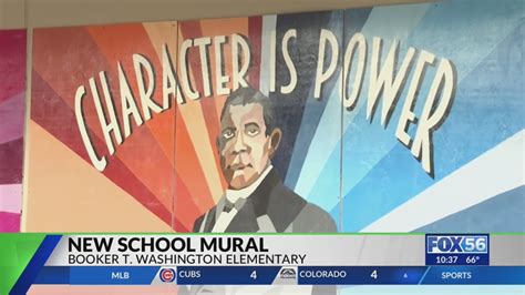 New Mural Playground Revealed At Booker T Washington Elementary Youtube