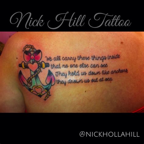 Nick Hill Tattoo Boise Idaho Tattoos Tattoo Quotes Ink