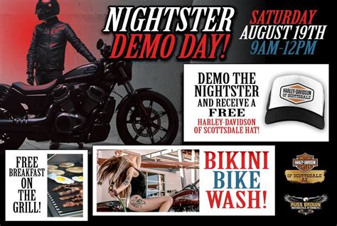 Nightster Demo Day Saturday August 19Th Harley Davidson Of