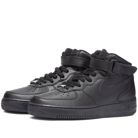 Nike Air Force 1 Mid 07 Le Black Black End Uk