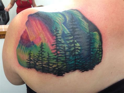 Northern Lights Tattoo Done At Fine Line Tattoo In Topeka Ks By Heather