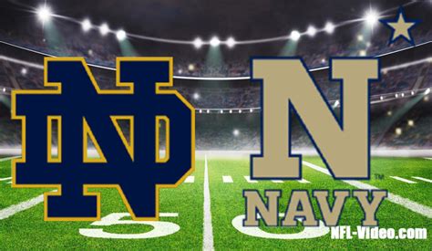 Notre Dame Vs Navy Football Week 11 2022 Full Game Replay Ncaa College