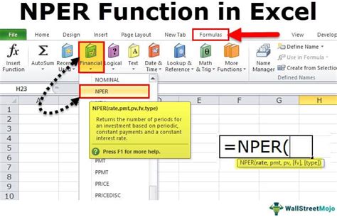 Nper Function In Excel How To Use Nper Function In Excel