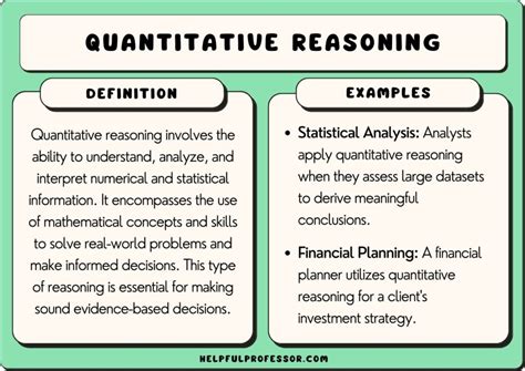 Numeracy And Quantitative Reasoning