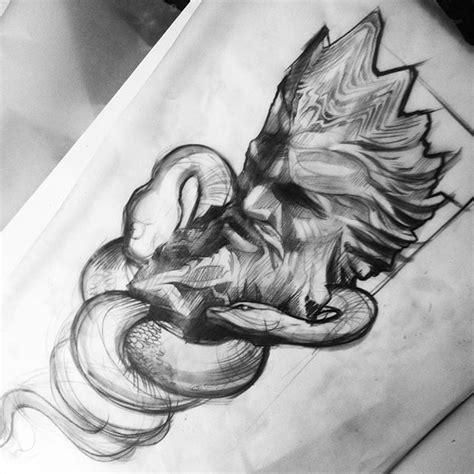 O K A N A K G L On Instagram Tattoo Sketch D Vme Blackwhite