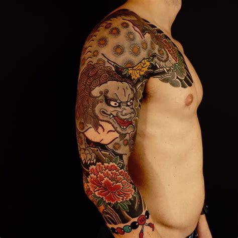 Off The Map Tattoo Tattoos Traditional Japanese Fu Dog Chinese Lion