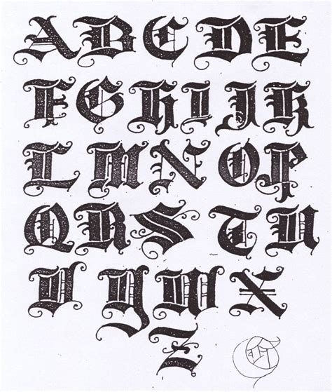 Old English Lettering Old English Lettering Tattoos High Quality Photos And Flash Designs