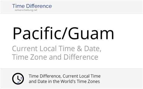 Pacific Guam Time Zone In Guam Current Local Time