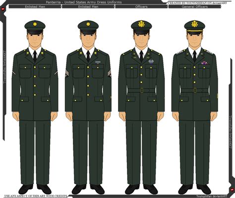 Panterria United States Army Dress Uniforms By Grand Lobster King On Deviantart