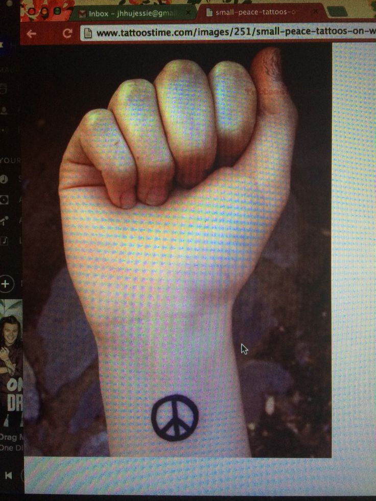 Peace Tattoo Might Look Good On My Right Wrist Peace Tattoos Tattoos