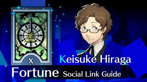 Persona 3 Reload Keisuke Hiraga Fortune Social Link Guide Dot Esports