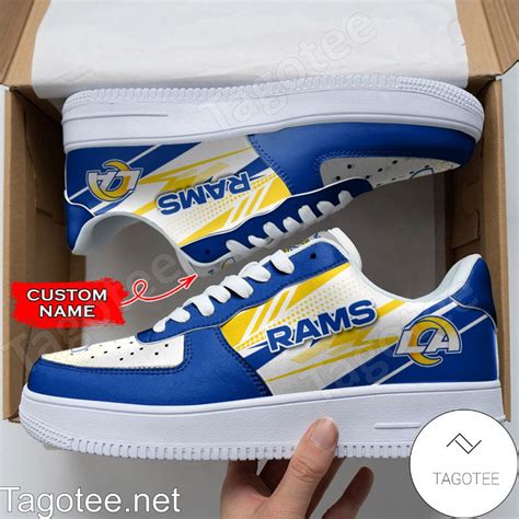 Personalized Nfl Los Angeles Rams Custom Name Air Force Shoes Tagotee