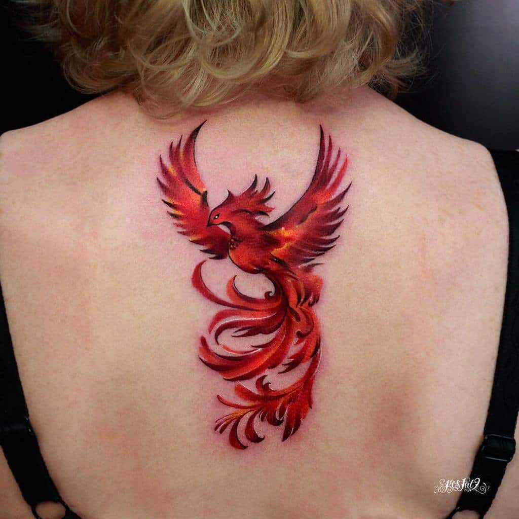 Phoenix Back Tattoo Best Tattoo Ideas Gallery