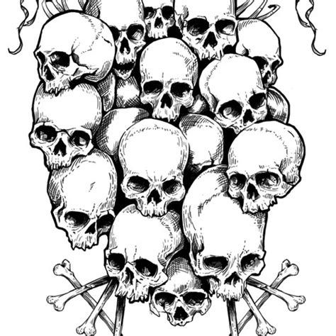 Pile Of Skulls Tattoo Designs Printable Calendars At A Glance