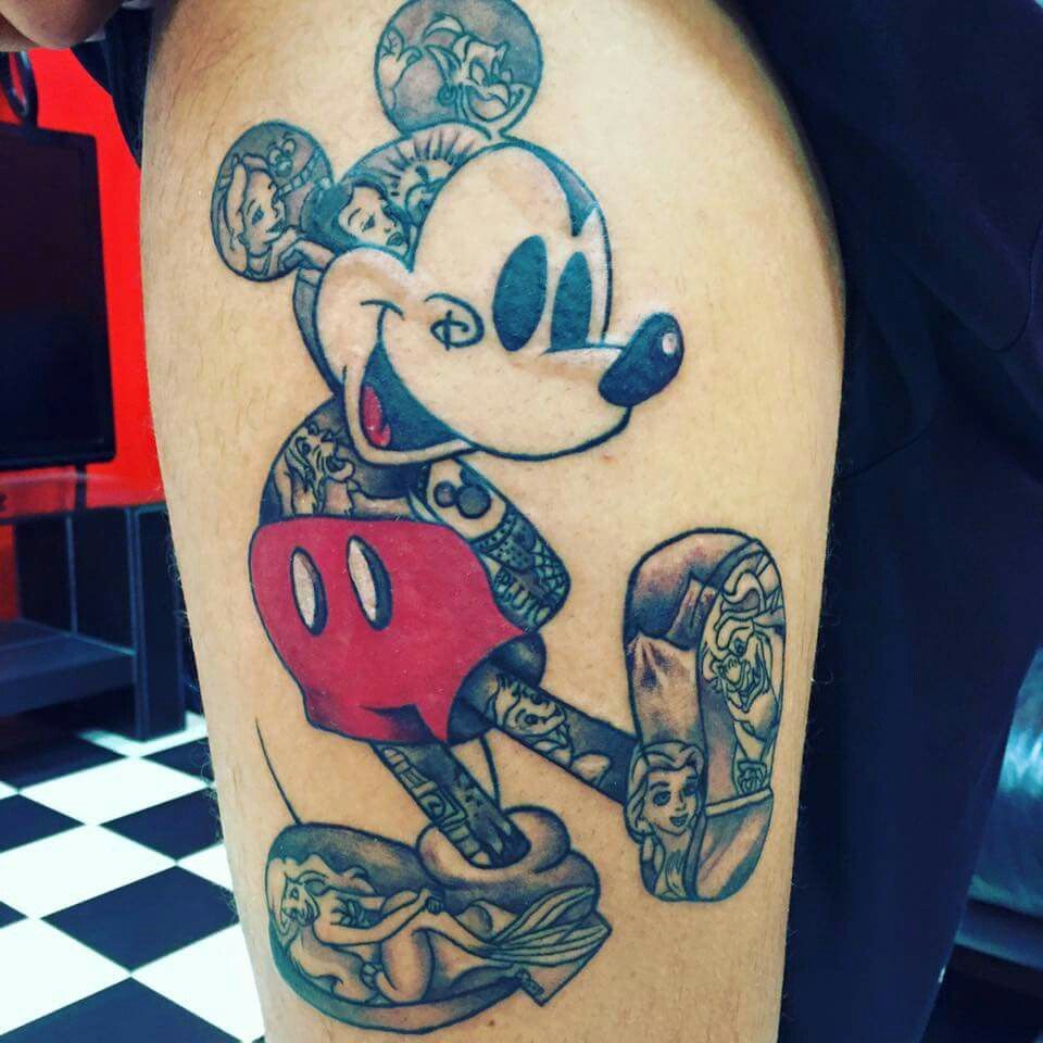 Pin By Britty Leah Sheatz On Inked Mickey Mouse Tattoos Mouse