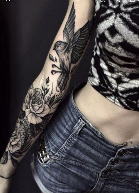 Pin By Haley Horniacek On Tattoos Feminine Tattoo Sleeves Bird