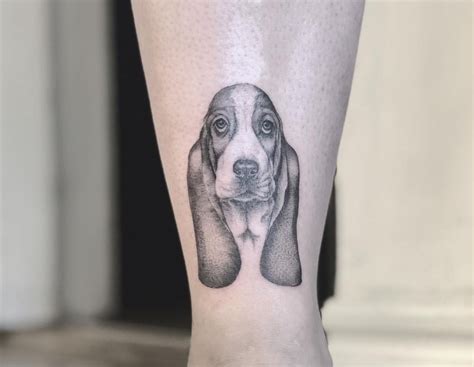 Pin By Jessy Babcock On Tattoos Basset Hound Tattoo Basset Hound Basset