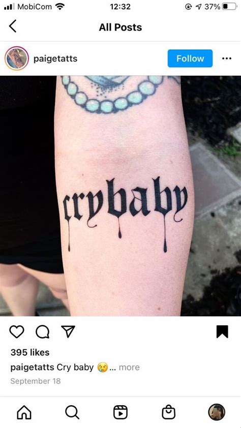 Pro's Guide: 6 Ways To Design The Perfect Cry Baby Tattoo - Media Rpgsite