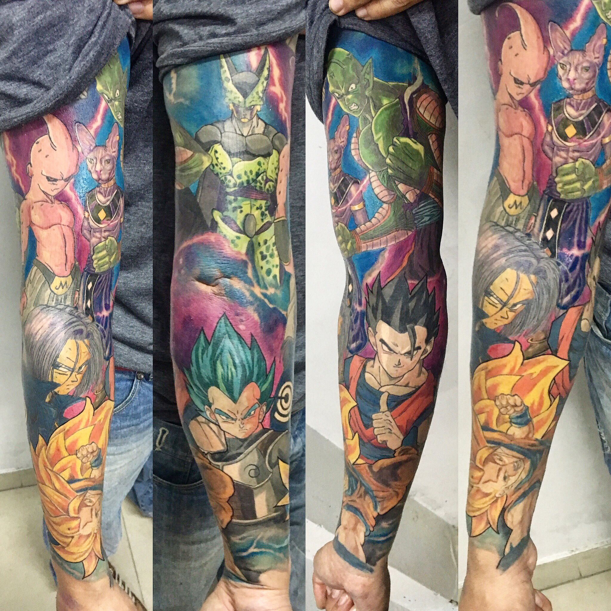 Pin By Leandro Araujo On Tattoo Dragon Ball Tattoo Z Tattoo Dbz Tattoo