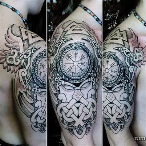 Pin By Mazaki Katsuko On Tatouages Viking Sleeve Tattoos Viking Tattoo Sleeve Viking Tattoos