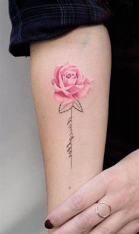 Pink Watercolor Rose Https Tattoo Ideas Com Rose Pink Leg Tattoos Women Flower Leg Tattoos