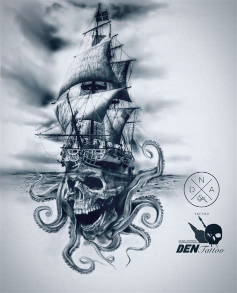 Pirate Tattoo 56 Tatouage Pirate Dessin Tatouage Magasin De Tatouage