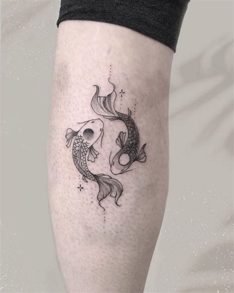 Pisces Tattoo Back Men Yin Yang Tattoos Buddha Tattoos Tribal Tattoos Pisces Tattoo Designs