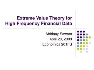 Ppt Extreme Value Theory Powerpoint Presentation Free Download Id