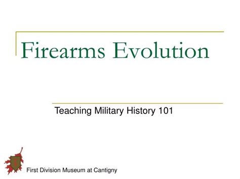 Ppt Firearms Evolution Powerpoint Presentation Free Download Id