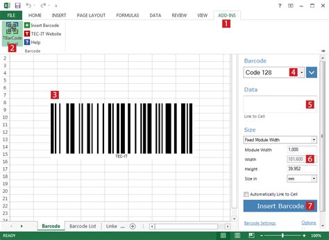 Print Barcode From Excel Bruin Blog