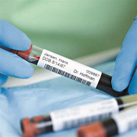 Print Blood Sample Labels On A Dymo Labelwriter