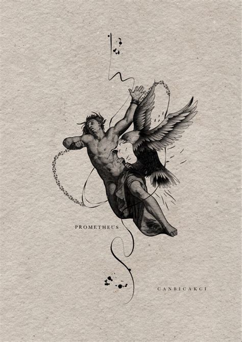 Prometheus Greek Mythology Tattoo