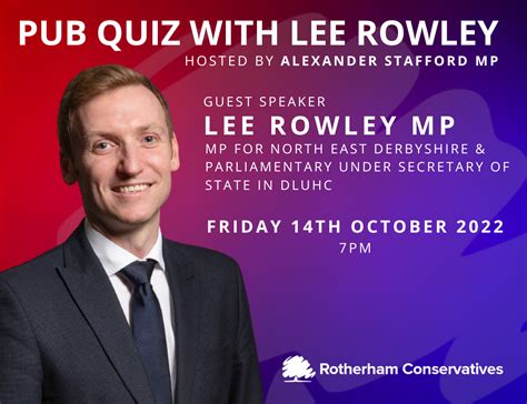 Pub Quiz With Lee Rowley Rotherham