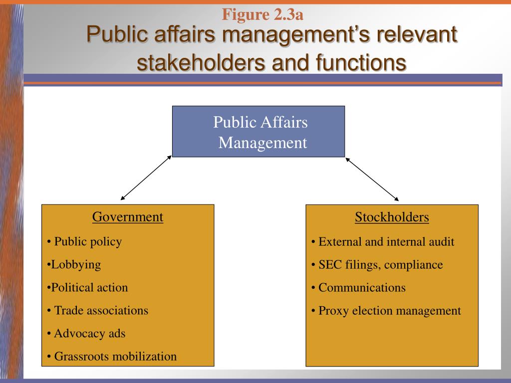 Public Affairs Management