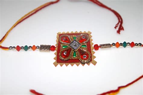 Rakhi Traditional Wrist Band Represents Bonding Between Sisterbrother