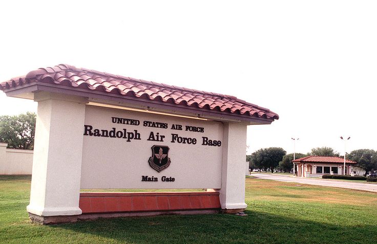 Randolph Air Base Station In San Antonio Texas Air Force Day San