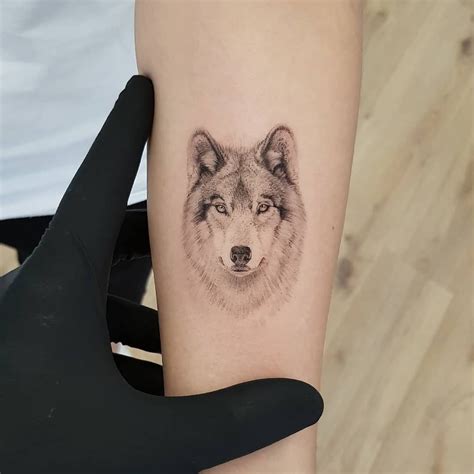 Realistic Black Gray Wolf Tattoo Tattoo Artist Holy Grail Tattoos