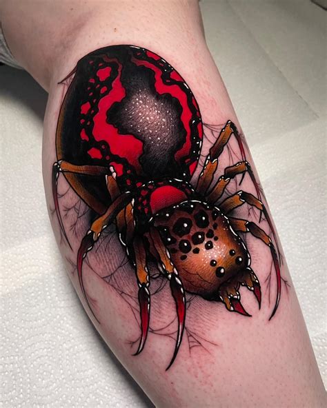 Realistic Spider Tattoo